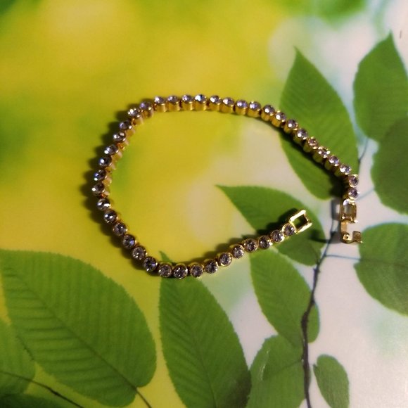 3/$25 vintage 90s rhinestone tennis bracelet ๐HOST PICK ๐ - Picture 11 of 12